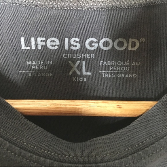 Life Is Good Kids Choose Kindness Rainbow Black T-Shirt XL - Picture 5 of 7